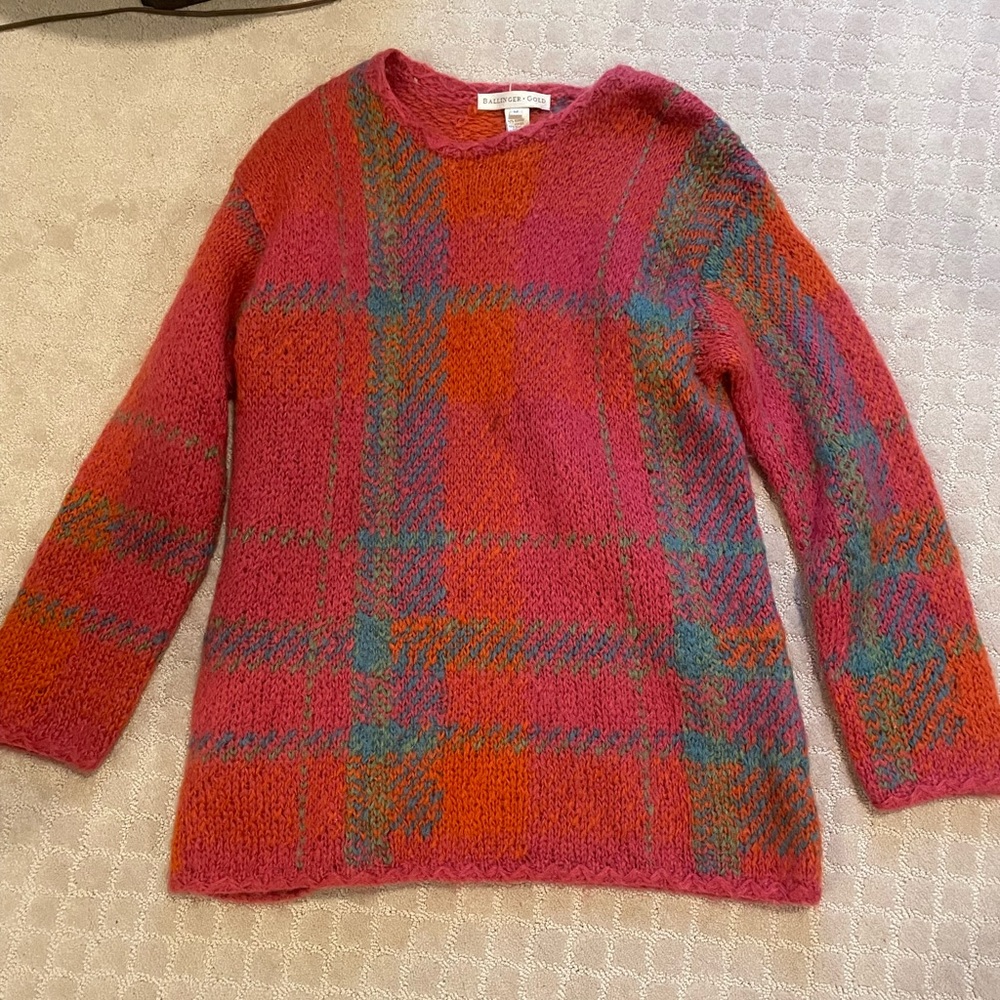 Ballinger Colorful Mohair Sweater, Medium